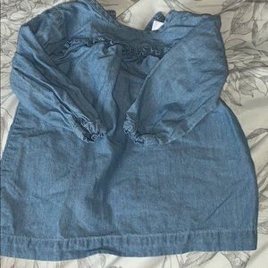 Flared out long sleeve